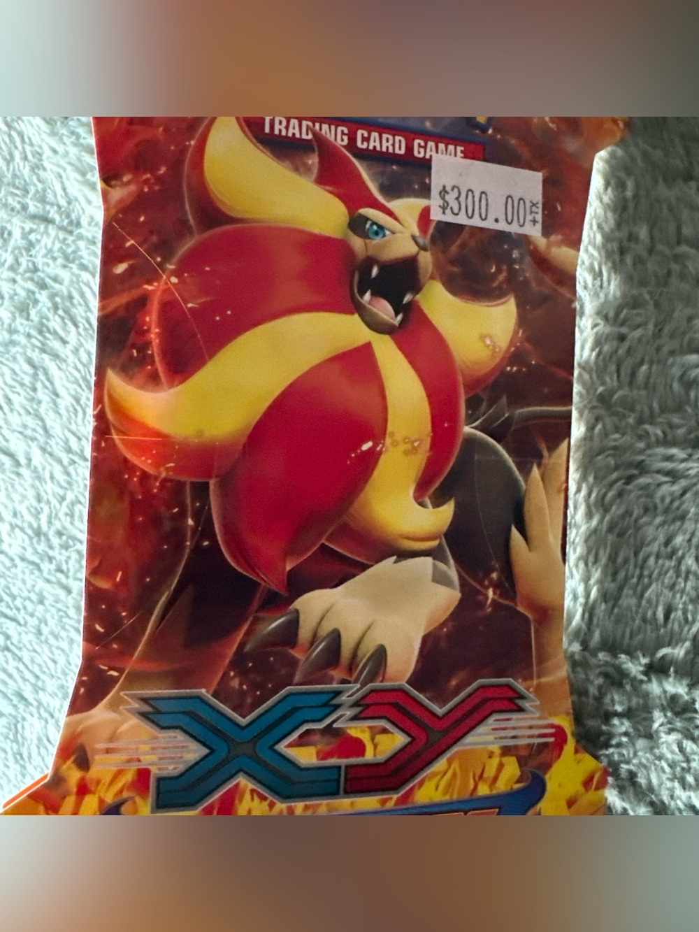 Pokemon Red and Yellow Pyroar Trading Card Pack SEALED SLEEVED PYROAR ART